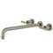 Kingston Brass KS8048CML Wall Mount Tub Faucet, Brushed Nickel KS8048CML - alternate 1